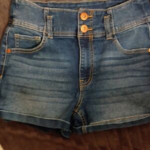 No Boundaries Blue Jean Shorts